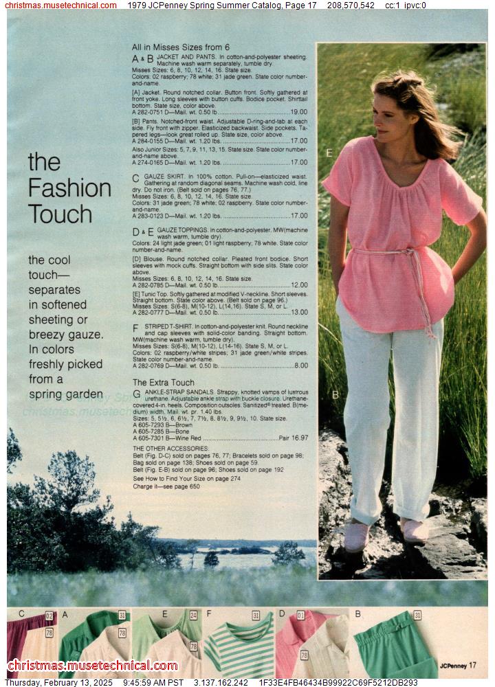 1979 JCPenney Spring Summer Catalog, Page 17