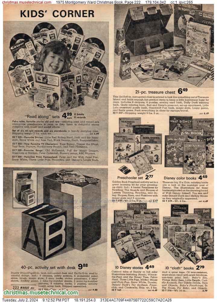1975 Montgomery Ward Christmas Book, Page 222