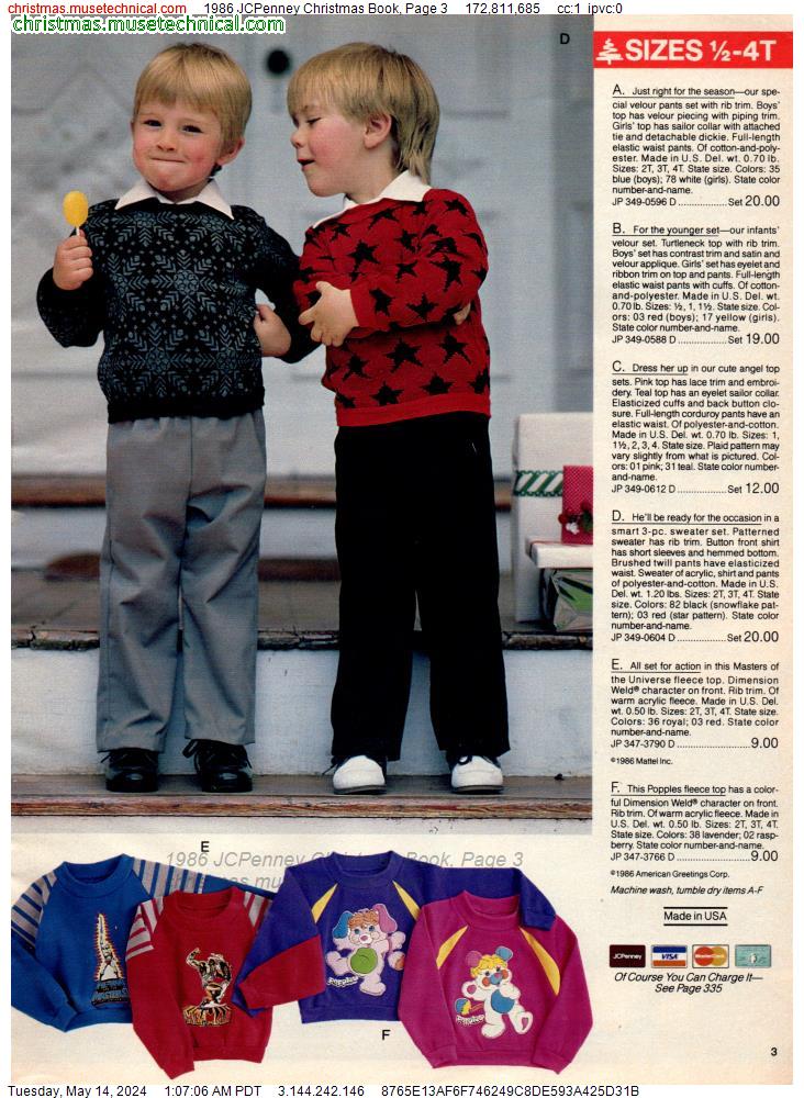 1986 JCPenney Christmas Book, Page 3