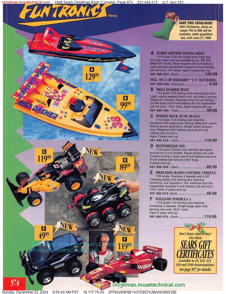 1998 Sears Christmas Book (Canada), Page 974