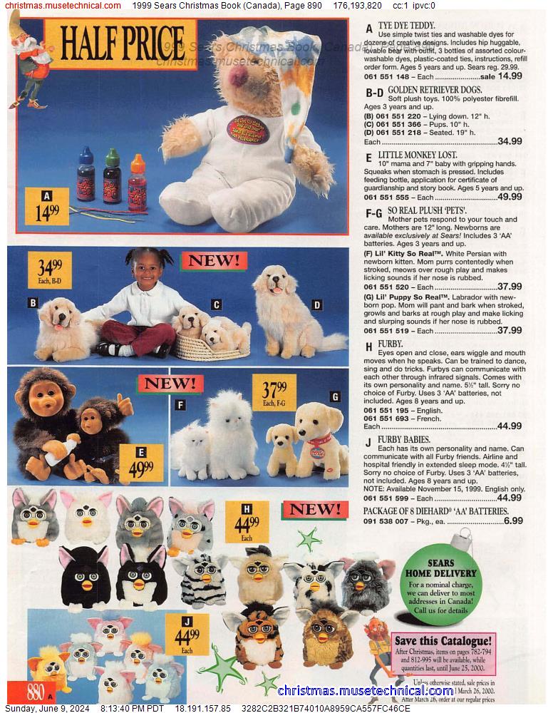 1999 Sears Christmas Book (Canada), Page 890