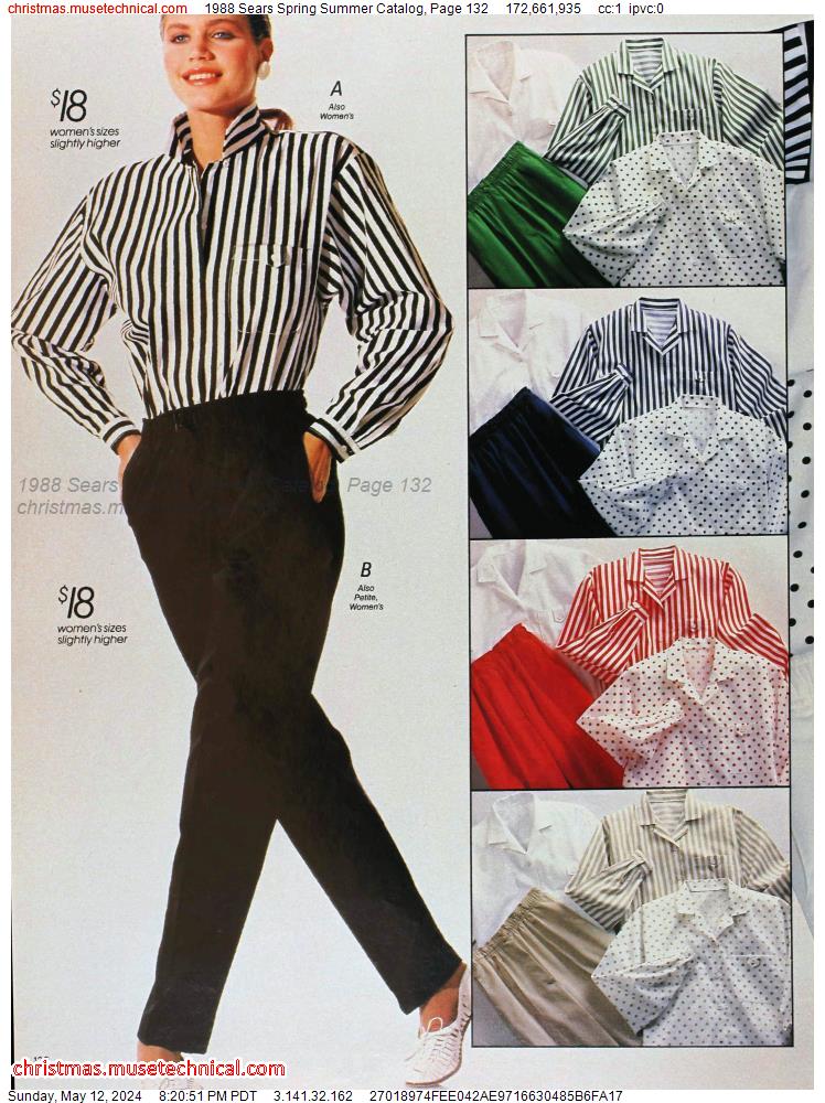 1988 Sears Spring Summer Catalog, Page 132