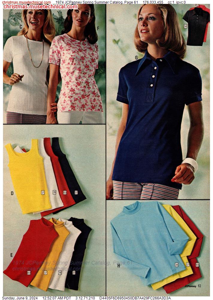 1974 JCPenney Spring Summer Catalog, Page 61