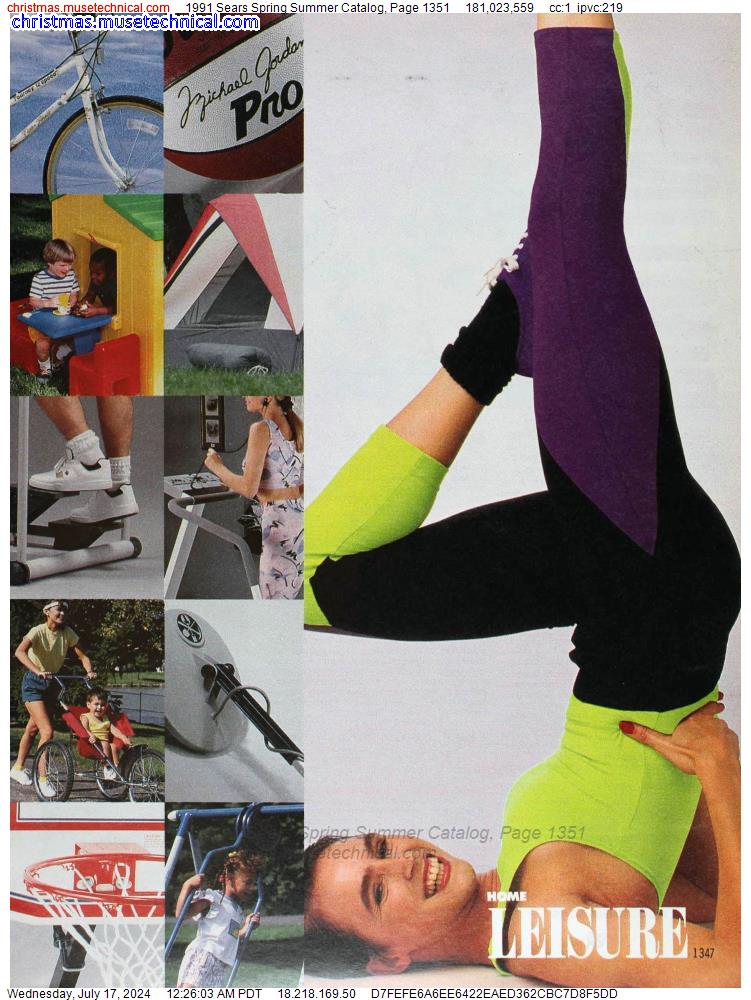 1991 Sears Spring Summer Catalog, Page 1351