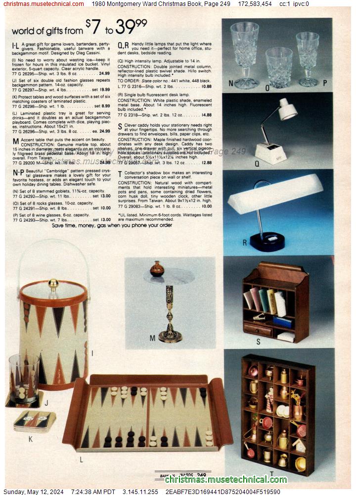 1980 Montgomery Ward Christmas Book, Page 249