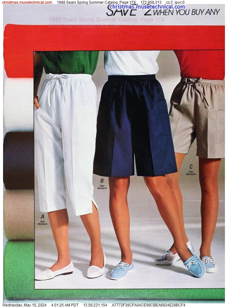 1988 Sears Spring Summer Catalog, Page 178