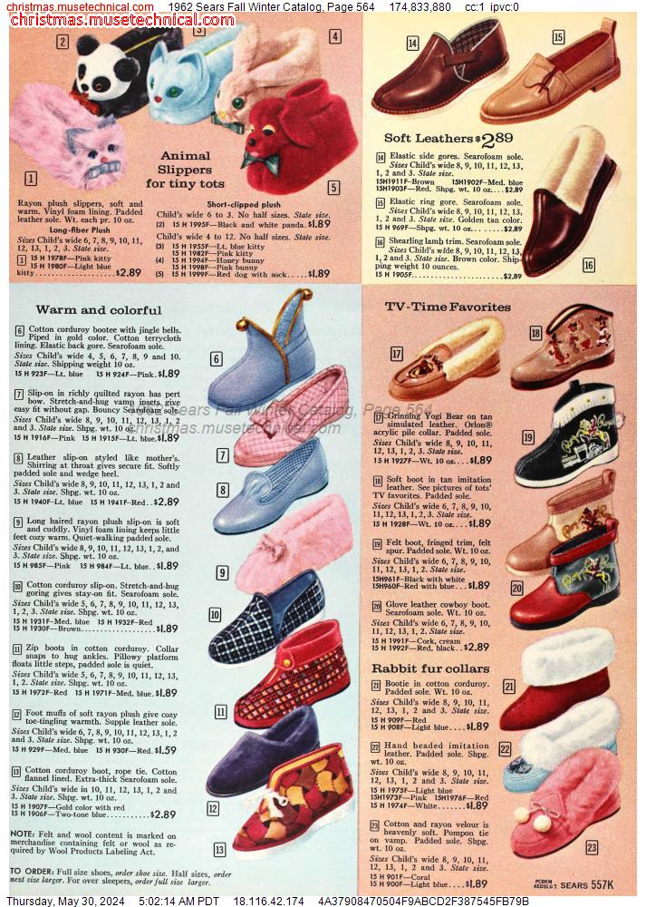 1962 Sears Fall Winter Catalog, Page 564