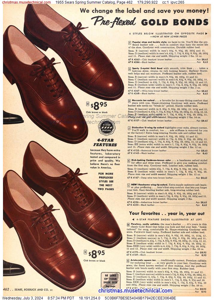 1955 Sears Spring Summer Catalog, Page 462
