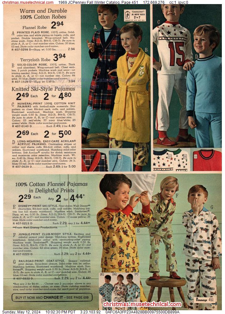 1969 JCPenney Fall Winter Catalog, Page 451