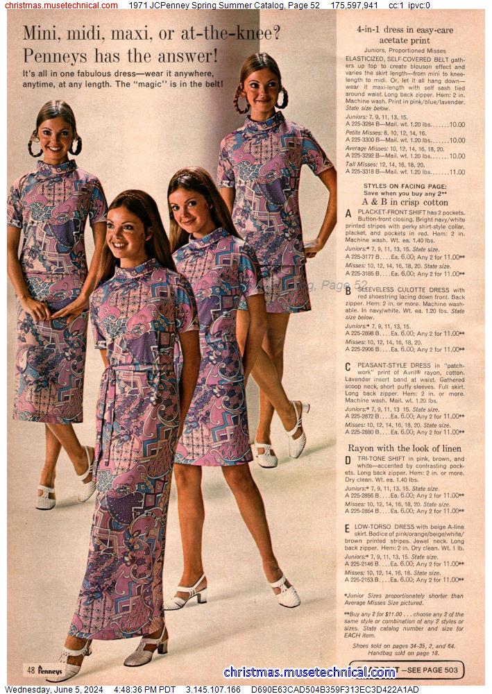 1971 JCPenney Spring Summer Catalog, Page 52