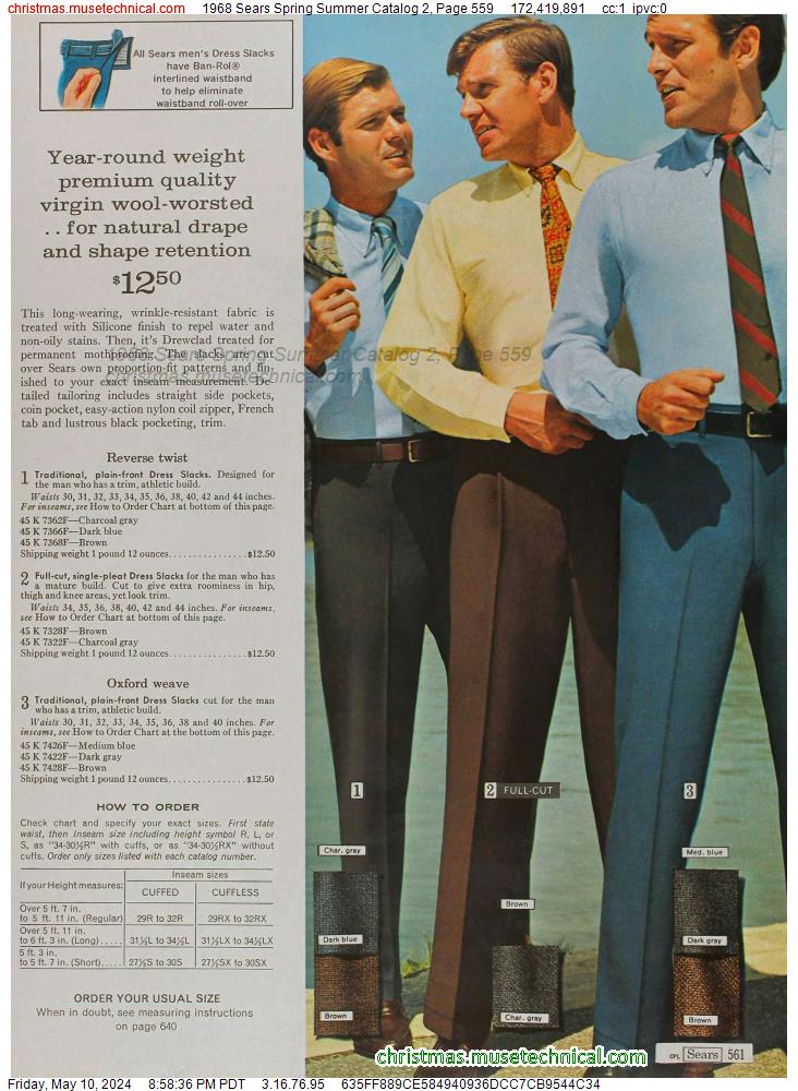 1968 Sears Spring Summer Catalog 2, Page 559
