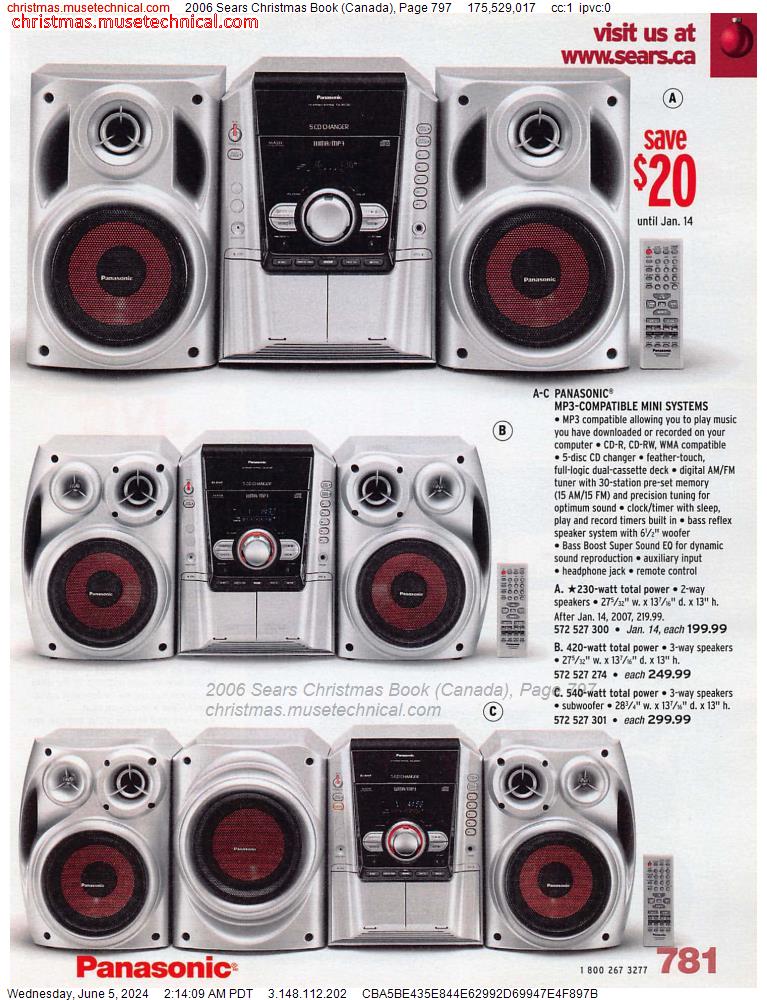 2006 Sears Christmas Book (Canada), Page 797