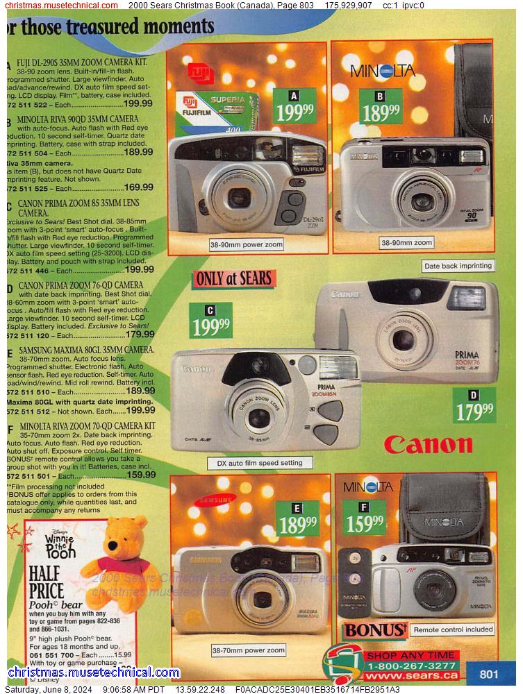 2000 Sears Christmas Book (Canada), Page 803