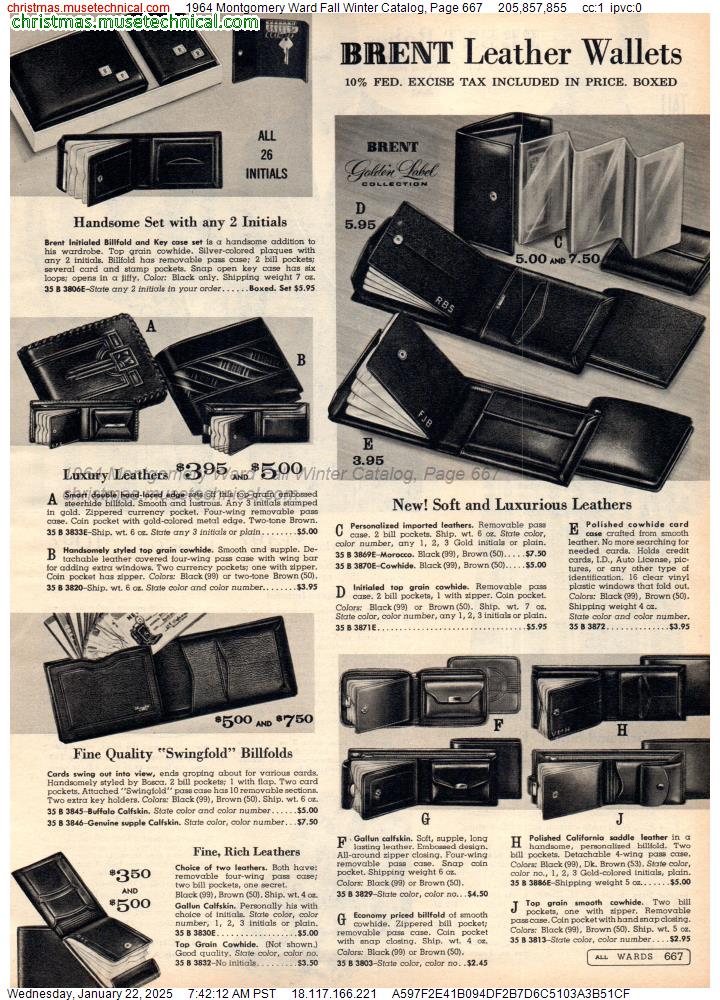 1964 Montgomery Ward Fall Winter Catalog, Page 667