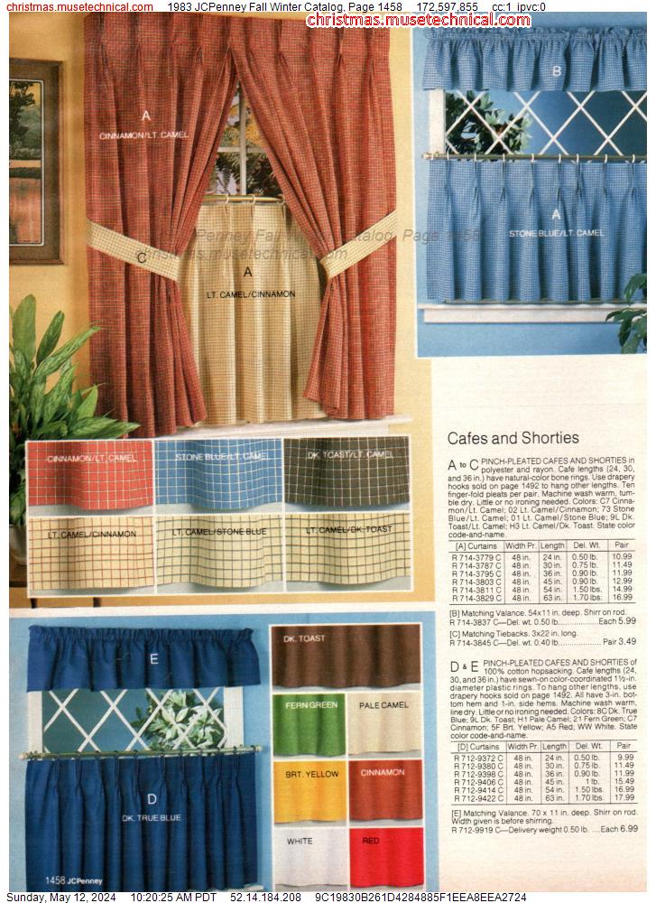 1983 JCPenney Fall Winter Catalog, Page 1458