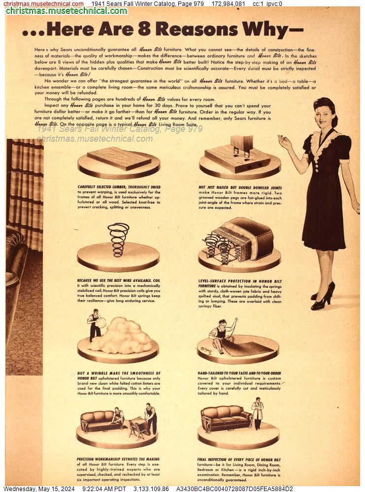 1941 Sears Fall Winter Catalog, Page 979