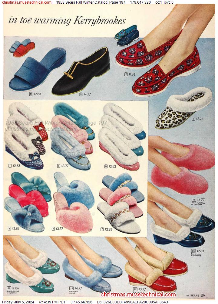 1958 Sears Fall Winter Catalog Page 197 Catalogs And Wishbooks