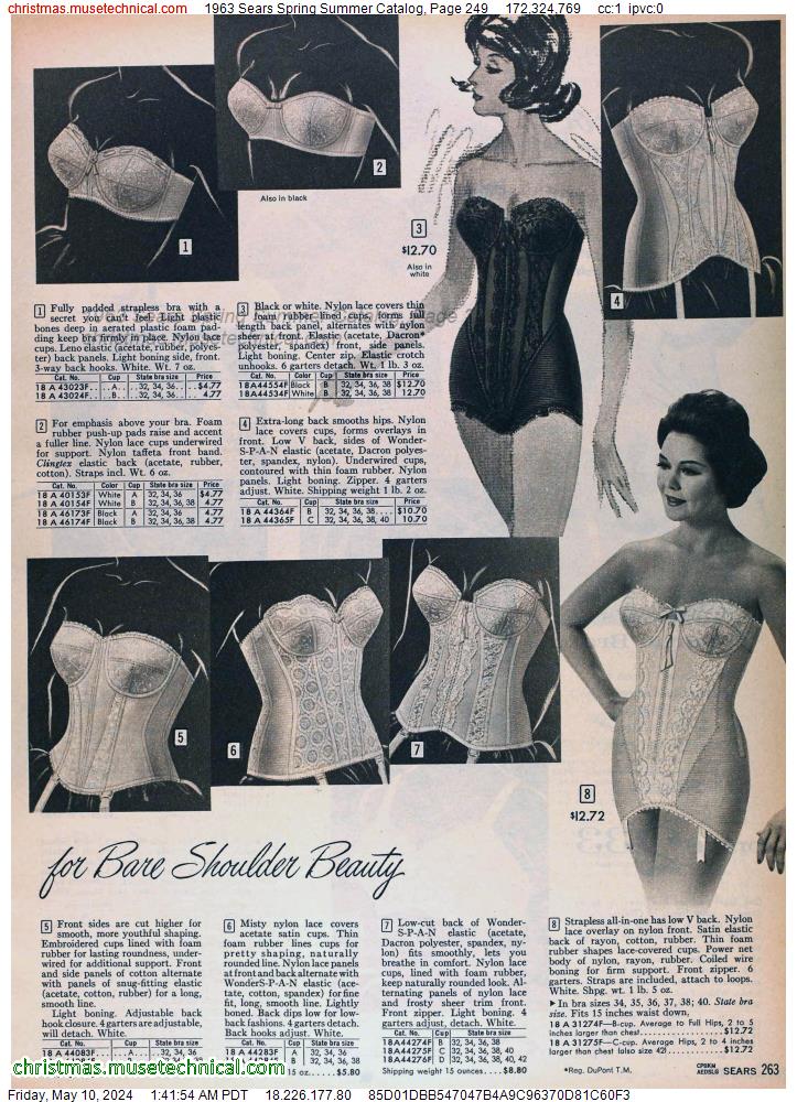 1963 Sears Spring Summer Catalog, Page 249