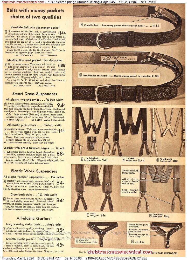 1945 Sears Spring Summer Catalog, Page 345