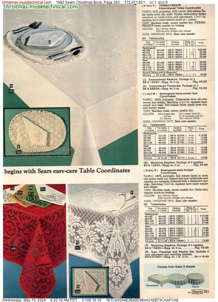 1980 Sears Christmas Book, Page 383