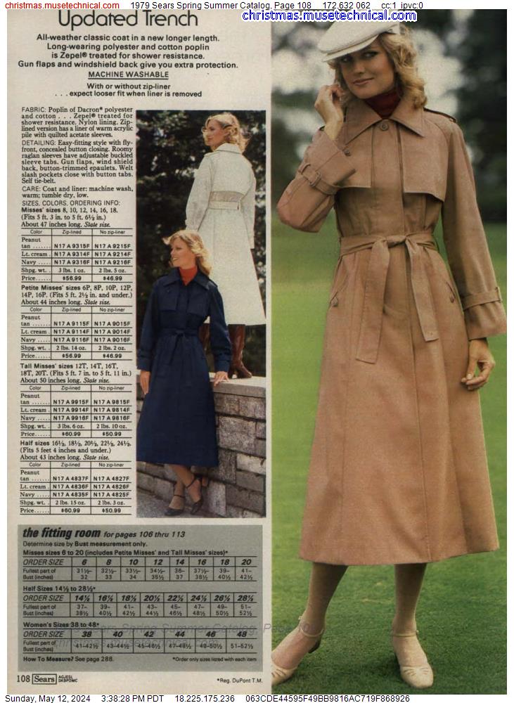 1979 Sears Spring Summer Catalog, Page 108