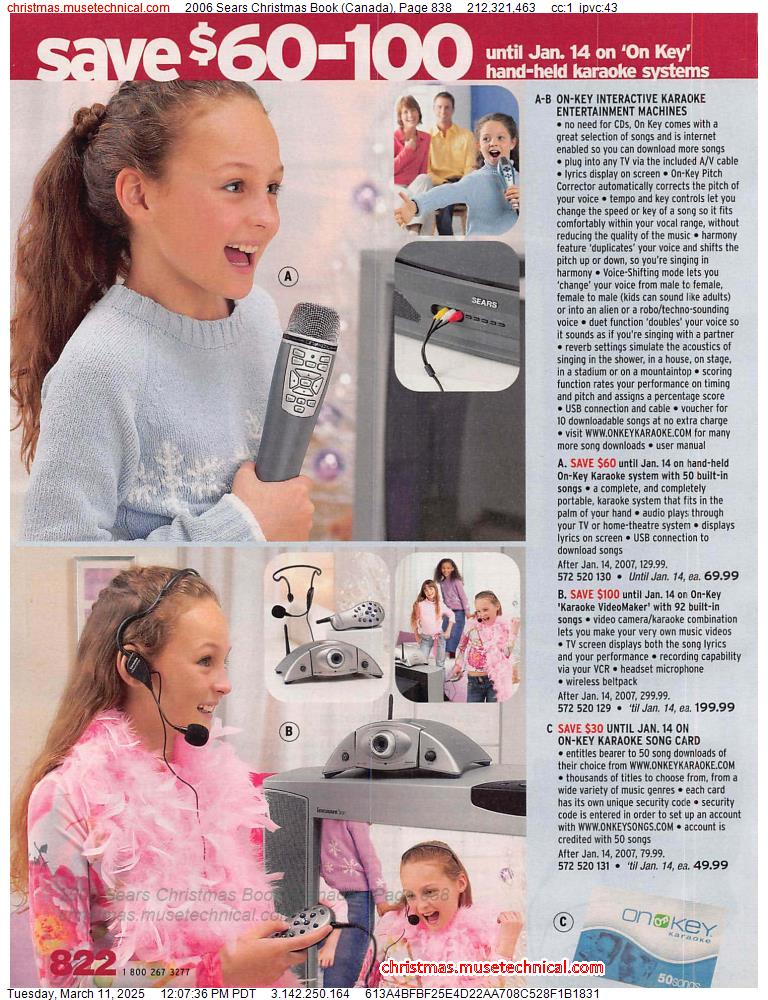 2006 Sears Christmas Book (Canada), Page 838