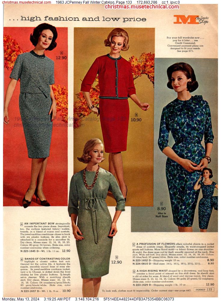 1963 JCPenney Fall Winter Catalog, Page 133