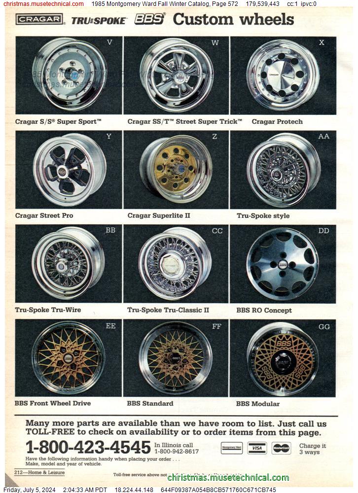 1985 Montgomery Ward Fall Winter Catalog, Page 572
