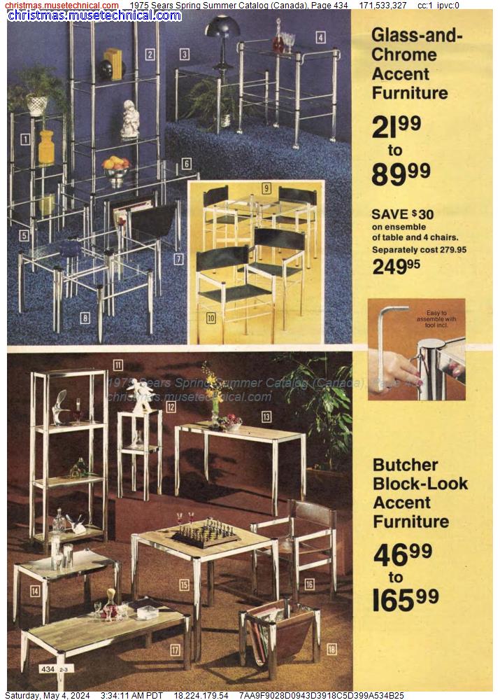 1975 Sears Spring Summer Catalog (Canada), Page 434