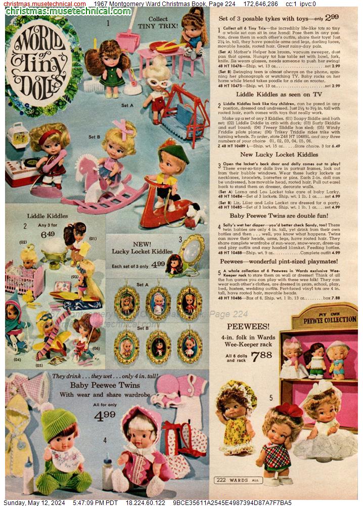 1967 Montgomery Ward Christmas Book, Page 224