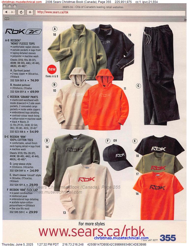2006 Sears Christmas Book (Canada), Page 355