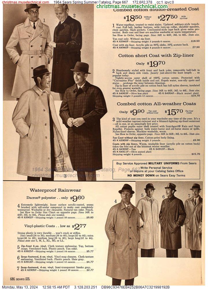 1964 Sears Spring Summer Catalog, Page 667