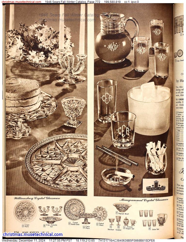 1946 Sears Fall Winter Catalog, Page 772