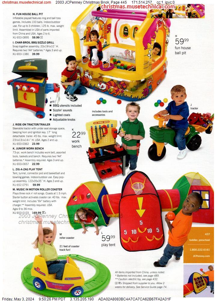 2003 JCPenney Christmas Book, Page 445