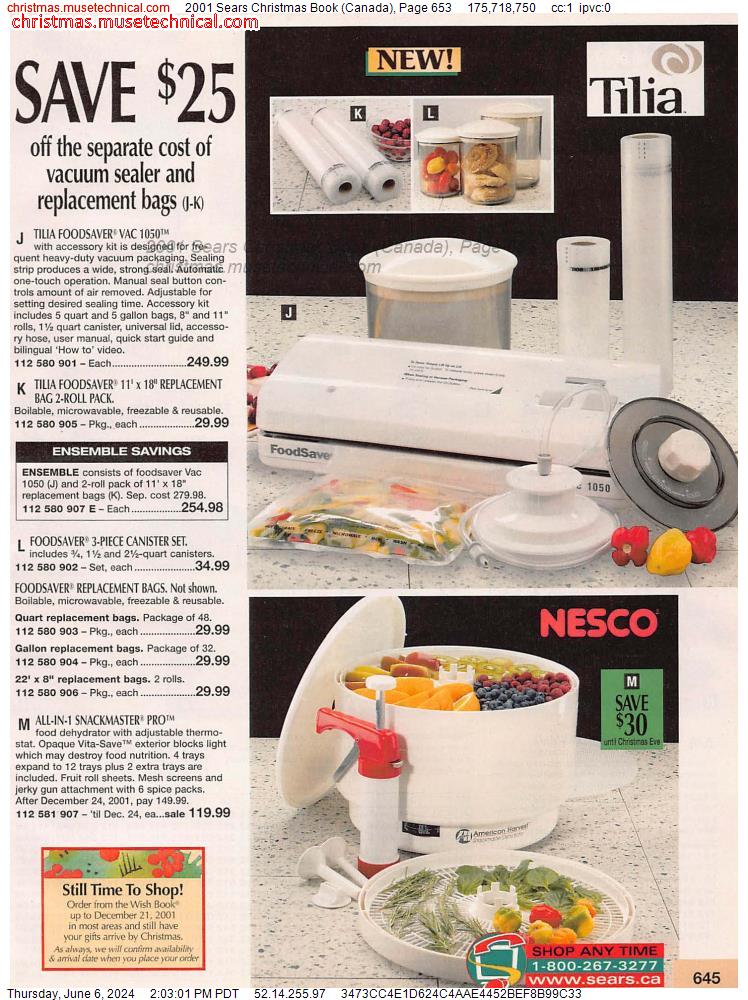 2001 Sears Christmas Book (Canada), Page 653