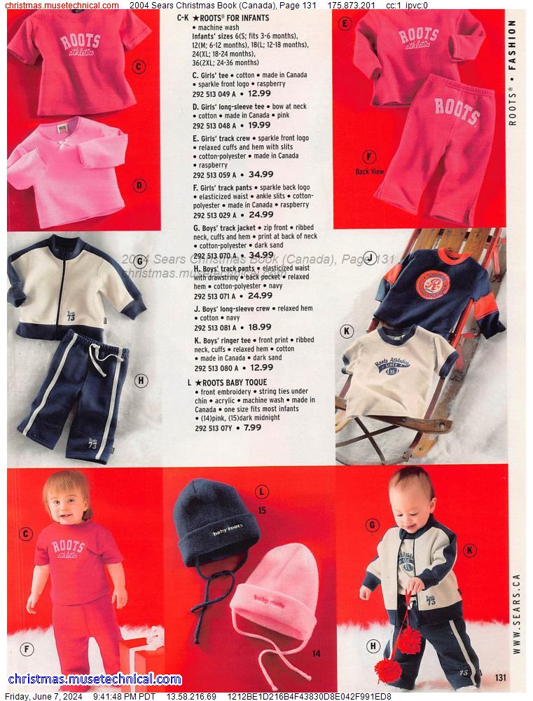 2004 Sears Christmas Book (Canada), Page 131