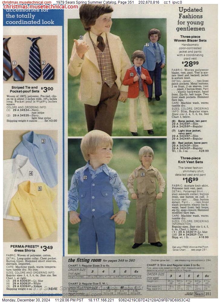 1979 Sears Spring Summer Catalog, Page 351