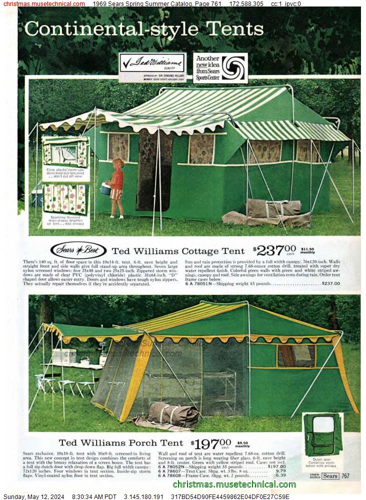 1969 Sears Spring Summer Catalog, Page 761