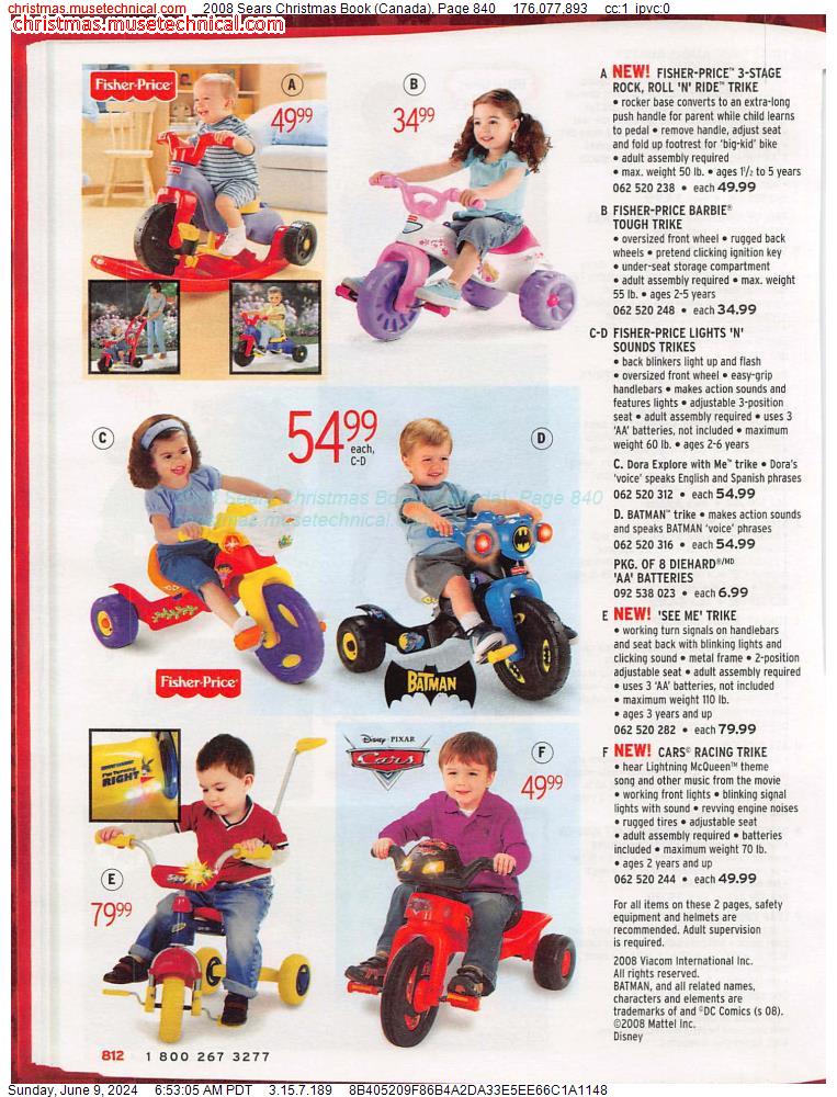 2008 Sears Christmas Book (Canada), Page 840