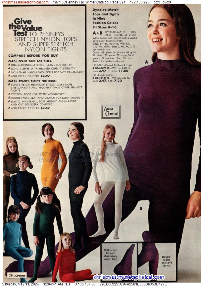 1971 JCPenney Fall Winter Catalog, Page 394