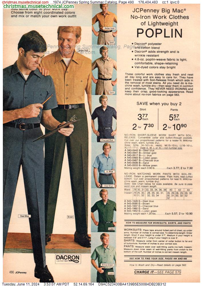 1974 JCPenney Spring Summer Catalog, Page 490