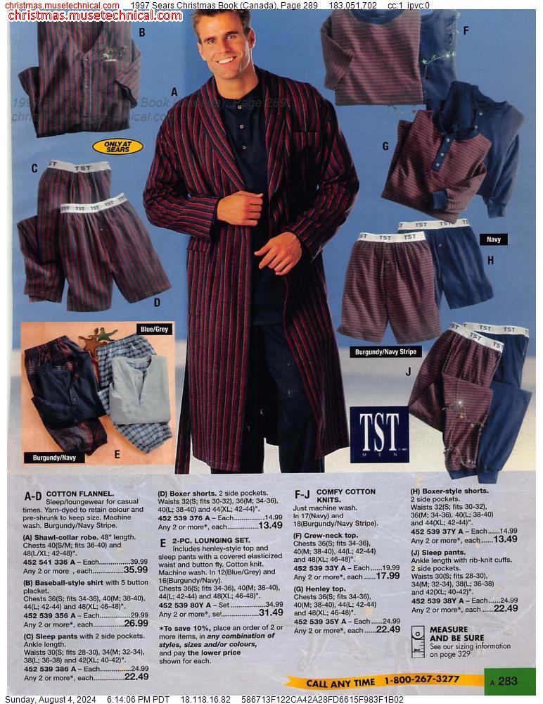 1997 Sears Christmas Book (Canada), Page 289