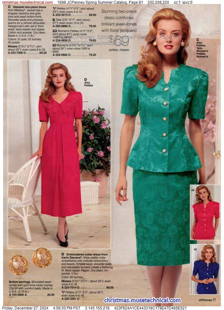 1996 JCPenney Spring Summer Catalog, Page 81