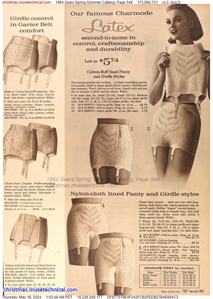 1964 Sears Spring Summer Catalog, Page 348