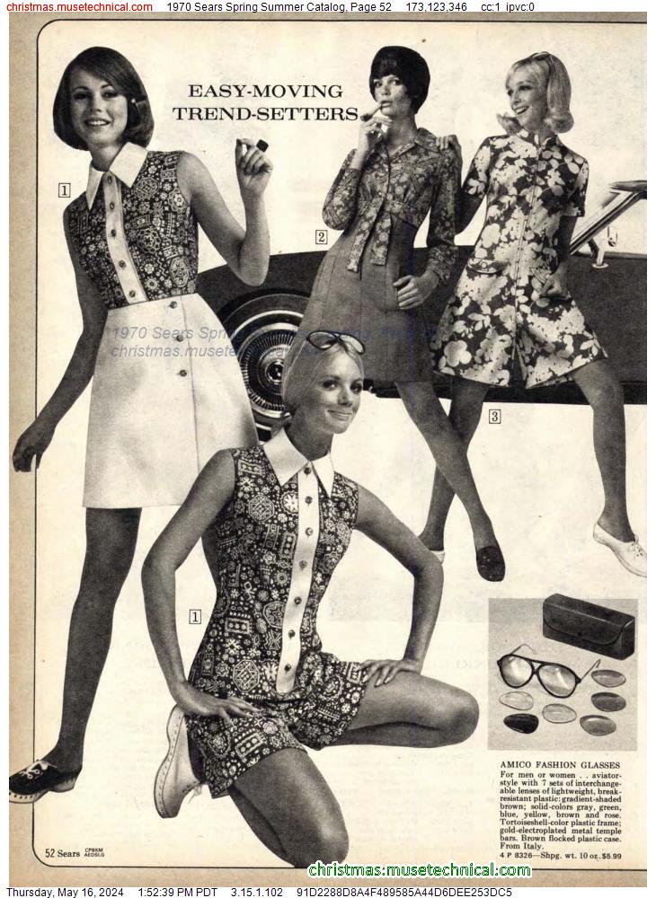 1970 Sears Spring Summer Catalog, Page 52