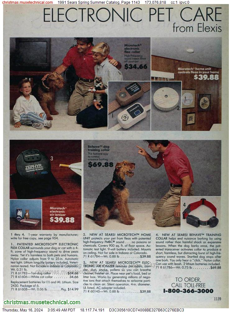 1991 Sears Spring Summer Catalog, Page 1143