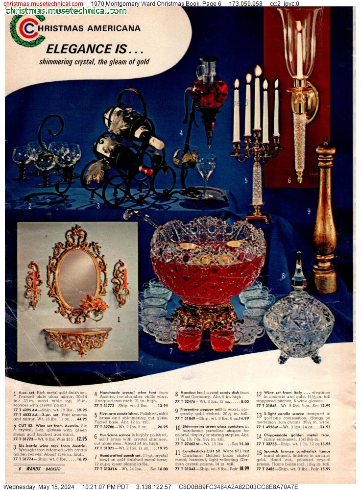 1970 Montgomery Ward Christmas Book, Page 6