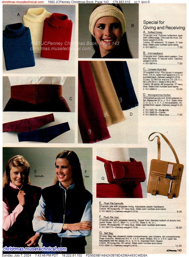 1982 JCPenney Christmas Book, Page 143