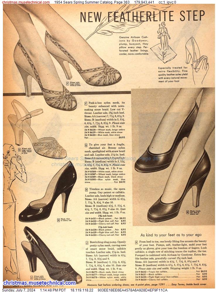 1954 Sears Spring Summer Catalog, Page 363