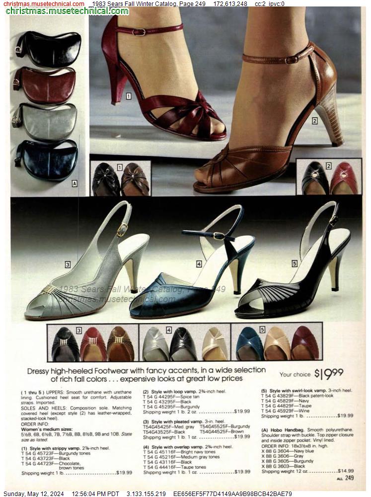 1983 Sears Fall Winter Catalog, Page 249